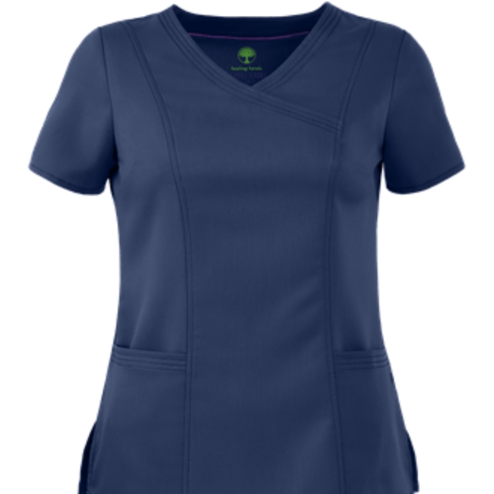 GUC Healing Hands JORDAN Women's 2-Pocket Modern Fit STRETCH Scrub Top